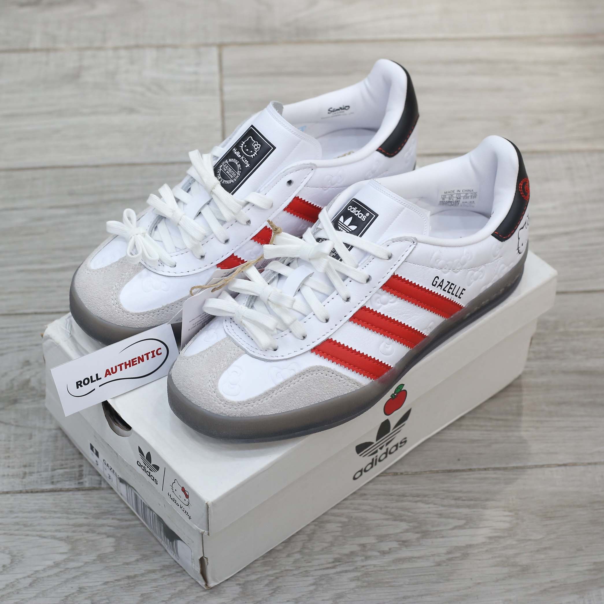 Giày Gazelle Indoor x Hello Kitty Anniversary Real