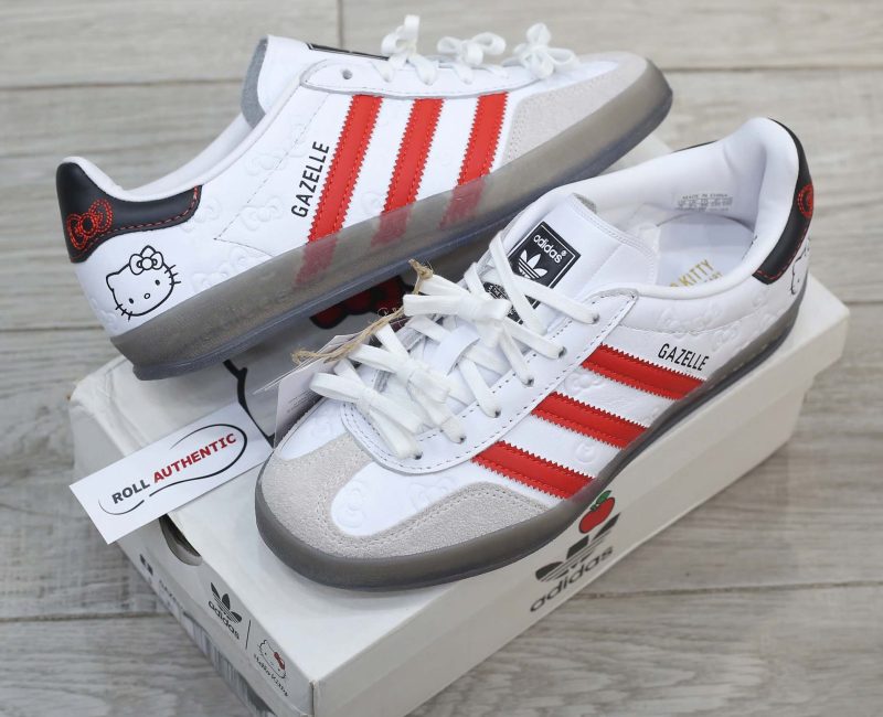 Giày Gazelle Indoor x Hello Kitty Anniversary Real