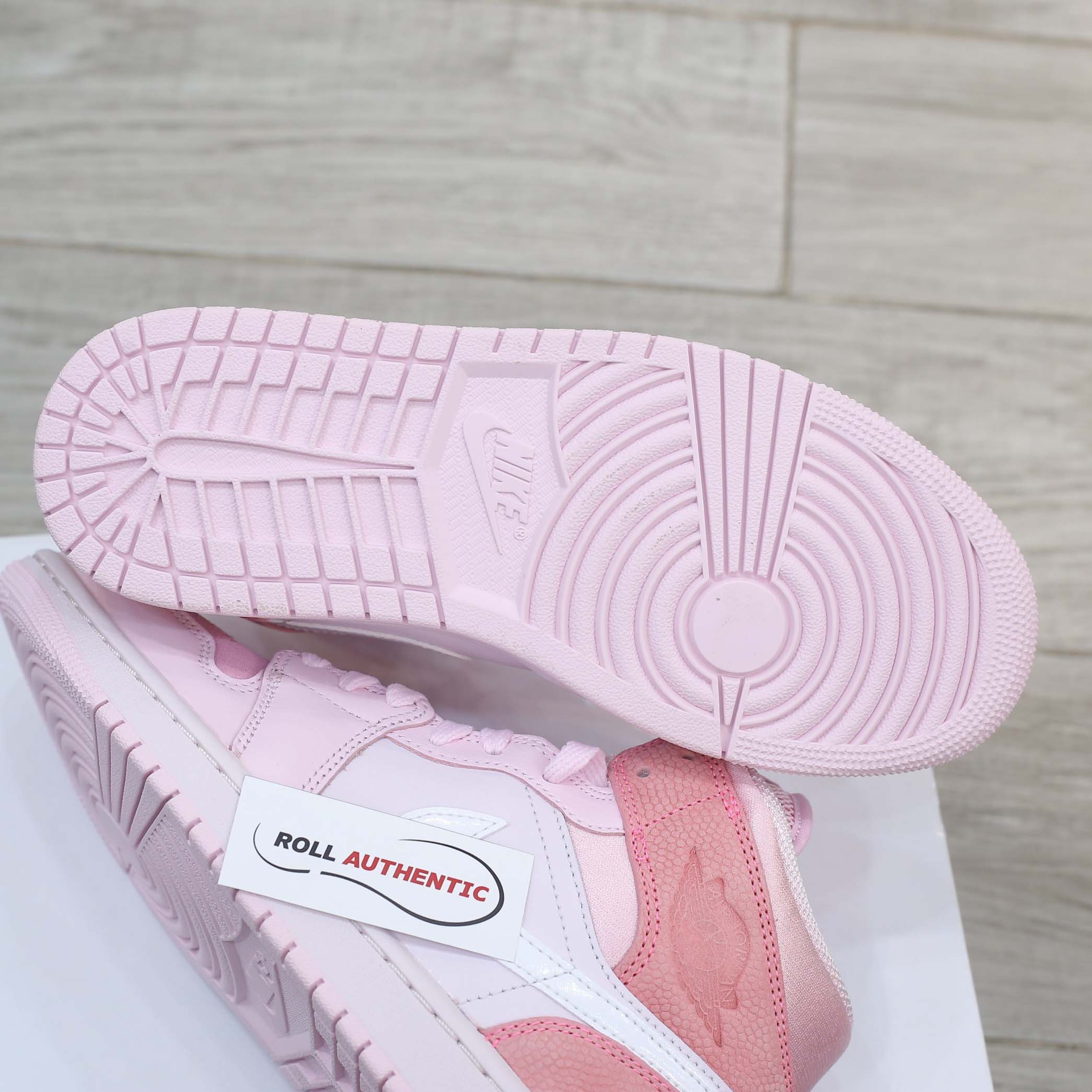 Giày Nike Air Jordan 1 Mid Digital Pink Real