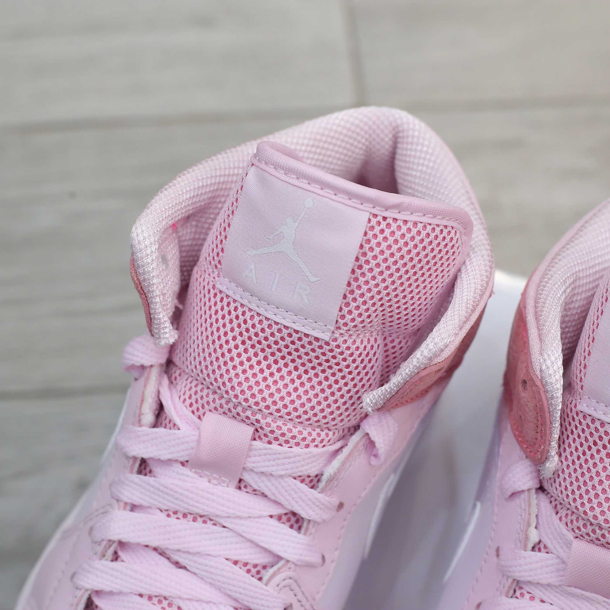 Giày Nike Air Jordan 1 Mid Digital Pink Real