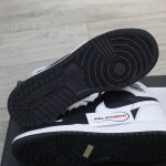 Giày Nike Air Jordan 1 Retro High OG Black White Real