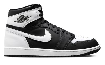 Giày Nike Air Jordan 1 Retro High OG Black White Real