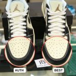 Giày Nike Air Jordan 1 Low SE Coconut Milk Black Muslin Best Quality
