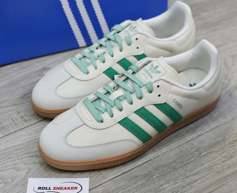 Giày Adidas Samba OG Off White Court Green Best Quality