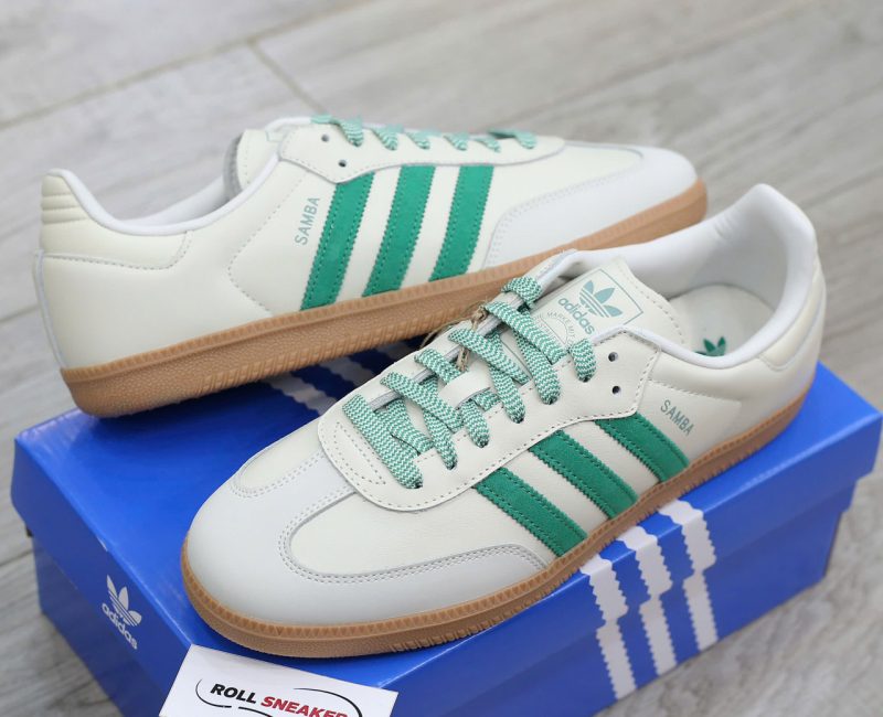Giày Adidas Samba OG Off White Court Green Best Quality