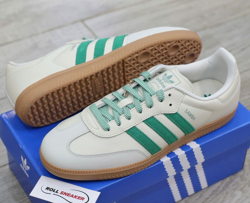 Giày Adidas Samba OG Off White Court Green Best Quality