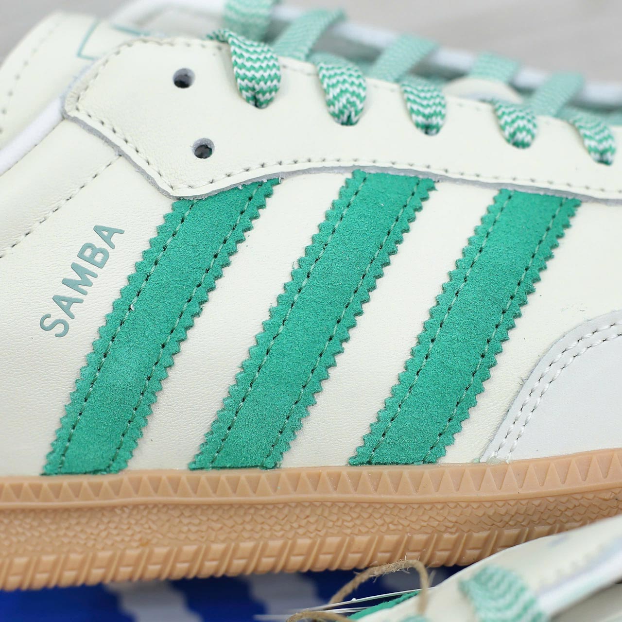 Giày Adidas Samba OG Off White Court Green Best Quality