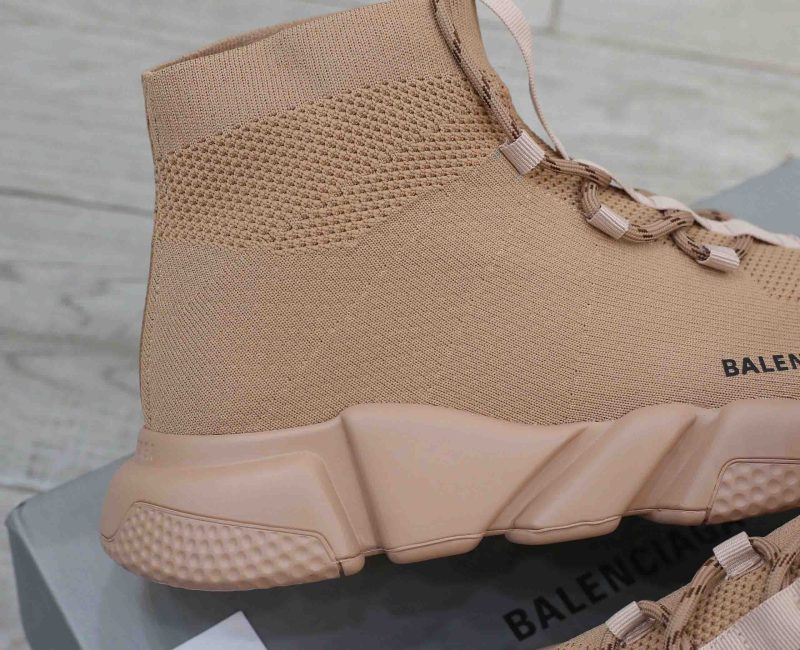 Giày Balenciaga Speed Lace Up Triple Beige Like Auth