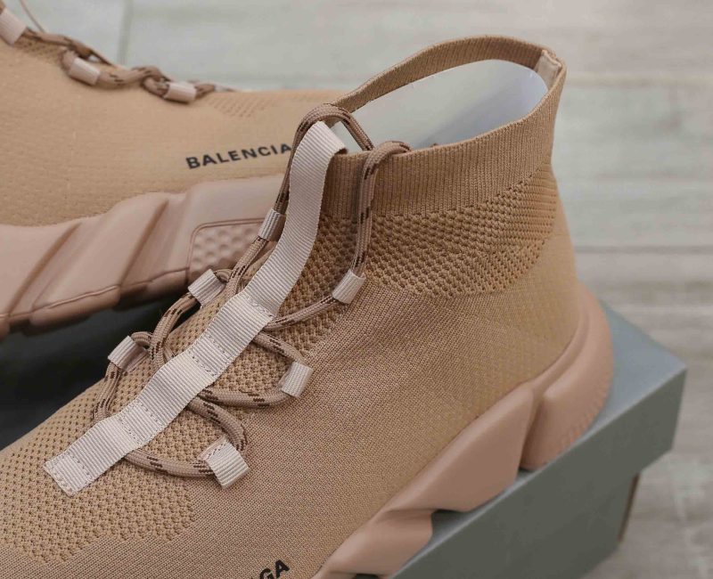 Giày Balenciaga Speed Lace Up Triple Beige Like Auth