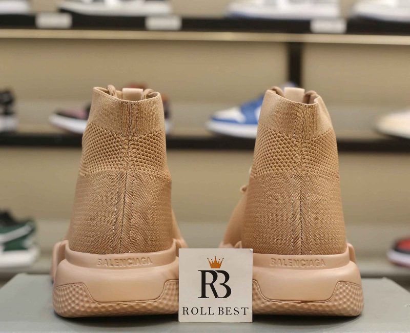 Giày Balenciaga Speed Lace Up Triple Beige Like Auth