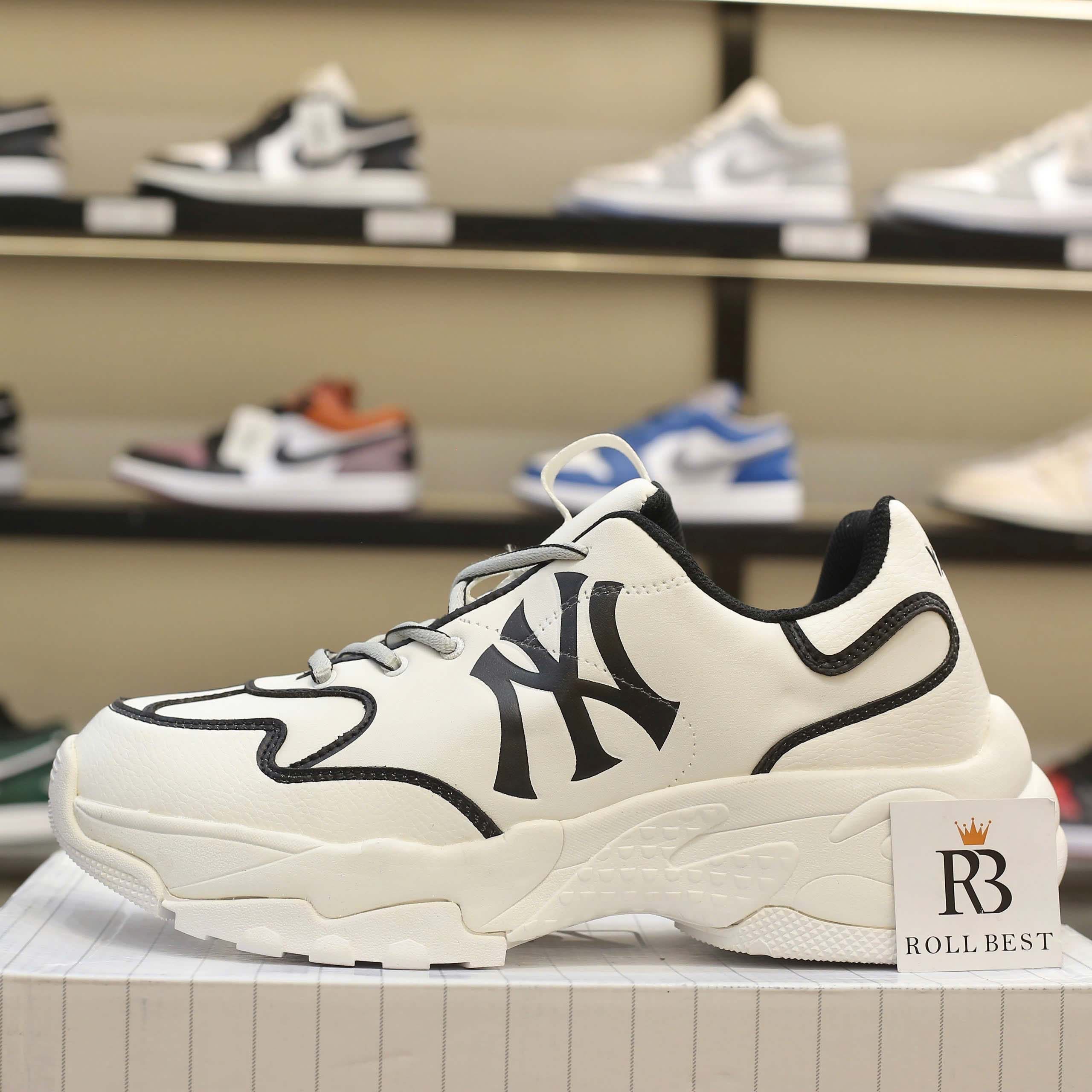 Giày MLB BigBall Chunky A-Line New York Yankees Black Best Quality