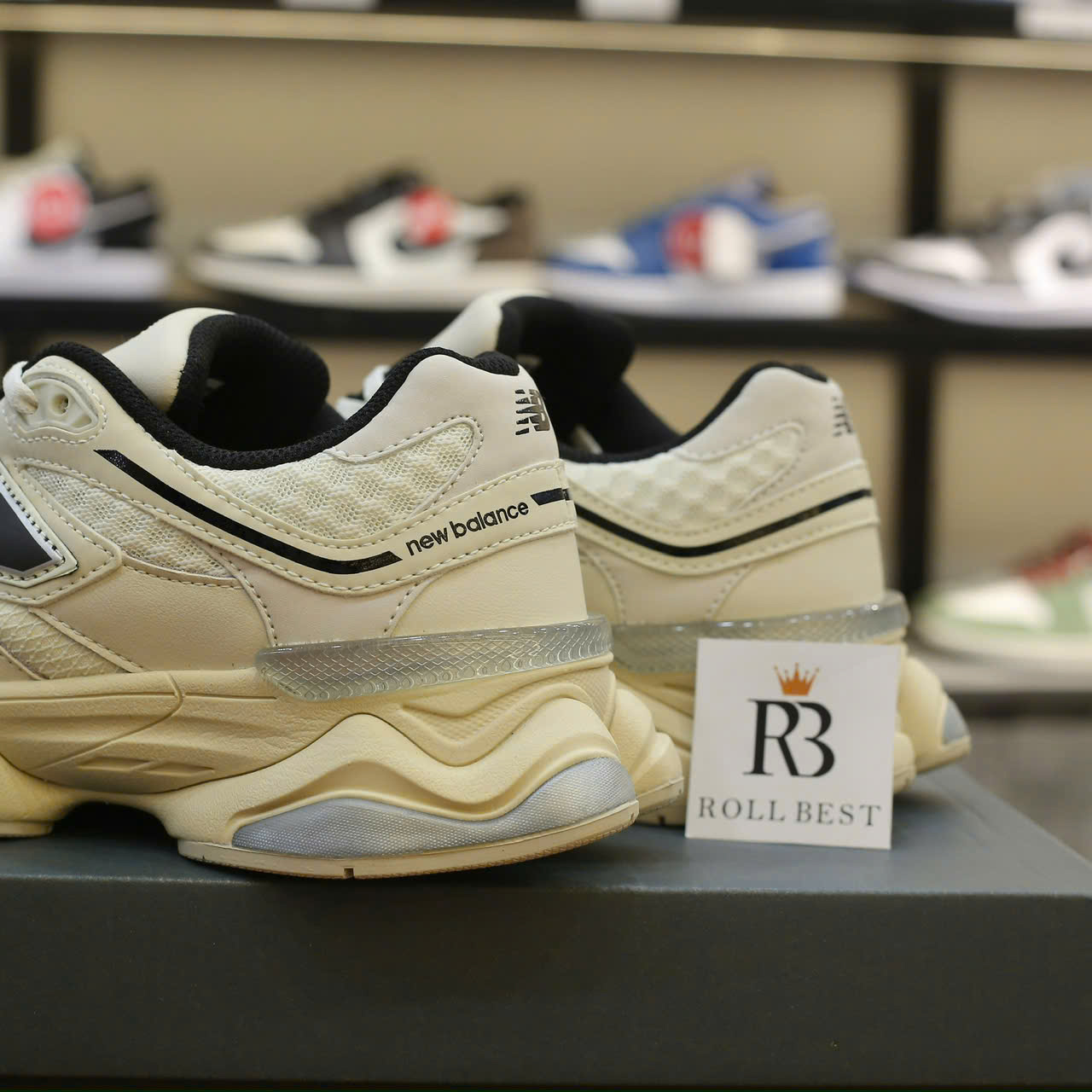 Giày New Balance 9060 Turtledove Black Silver Metallic Best Quality