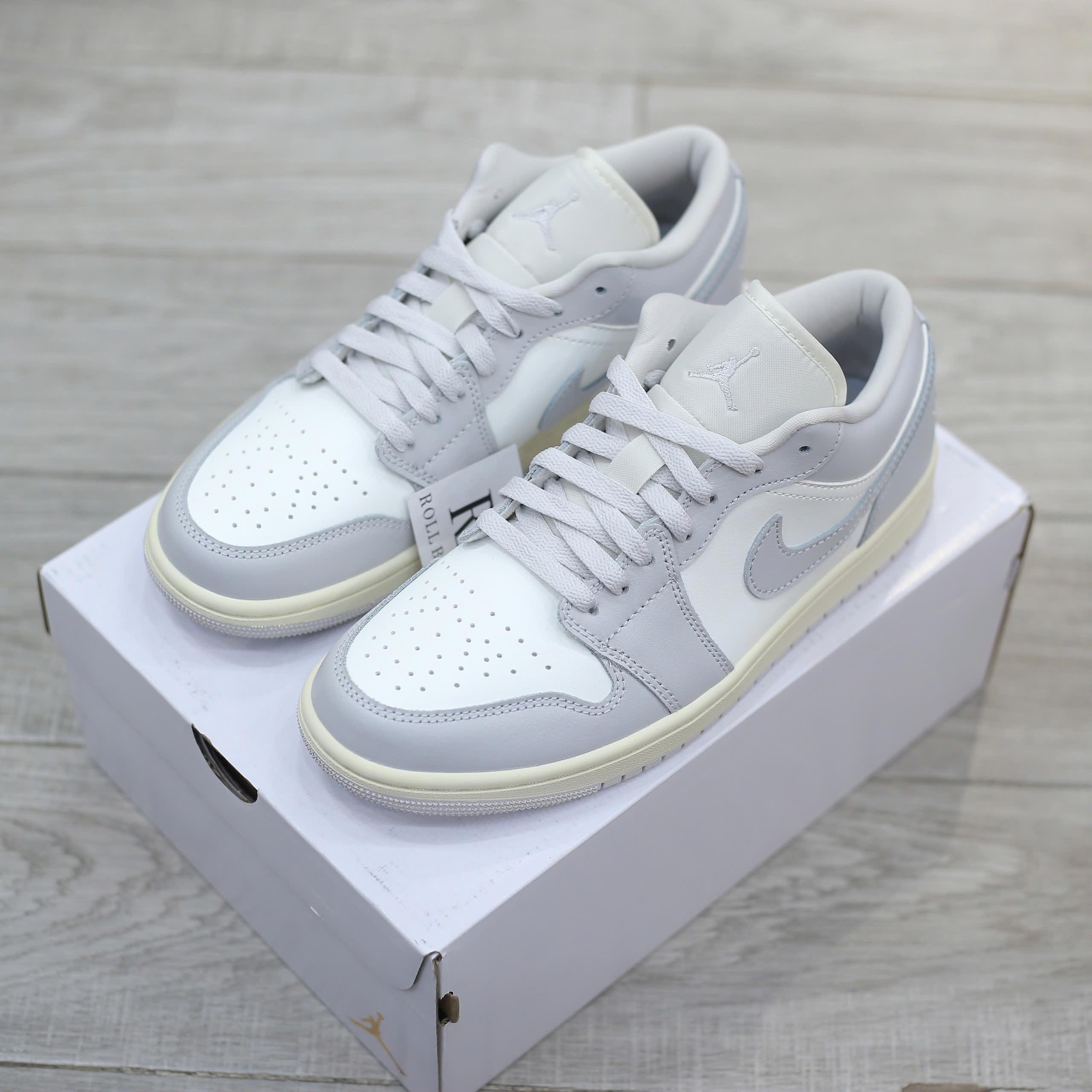 Giày Nike Air Jordan 1 Low ‘Light Grey Sail’ Best Quality