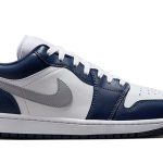 Giày Nike Air Jordan 1 Low ‘Midnight Navy Wolf Grey’ Best Quality