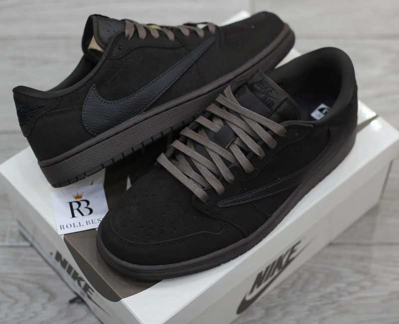 Giày Nike Air Jordan 1 Retro Low OG SP Travis Scott Velvet Brown Best Quality