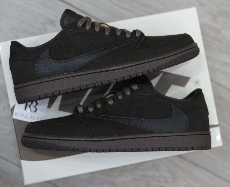 Giày Nike Air Jordan 1 Retro Low OG SP Travis Scott Velvet Brown Best Quality