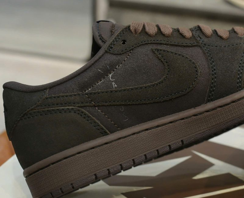 Giày Nike Air Jordan 1 Retro Low OG SP Travis Scott Velvet Brown Like Auth