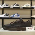 Giày Nike Air Jordan 1 Retro Low OG SP Travis Scott Velvet Brown Like Auth