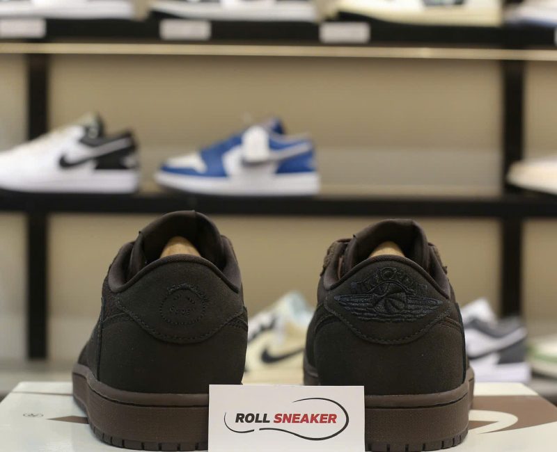 Giày Nike Air Jordan 1 Retro Low OG SP Travis Scott Velvet Brown Like Auth