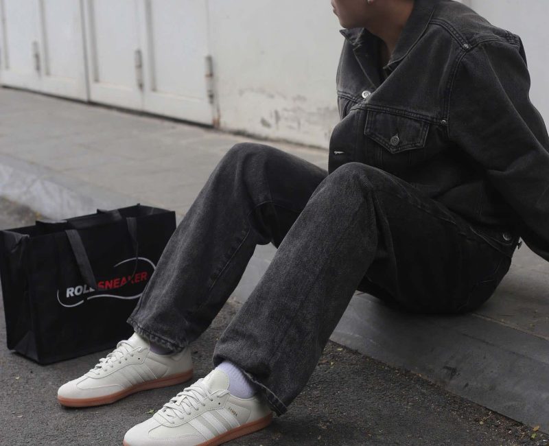 Onfeet Giày Adidas Samba OG Beige White Best Quality