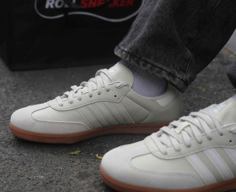 Onfeet Giày Adidas Samba OG Beige White Best Quality
