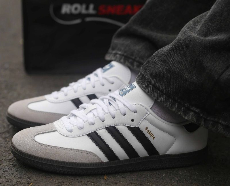 Onfeet Giày Adidas Samba OG Cloud White Core Black Best Quality