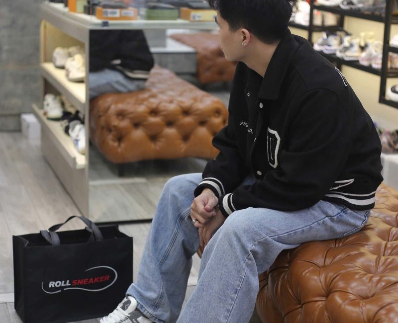 Onfeet Giày Louis Vuitton LV Trainer Monogram Denim Grey Best Quality