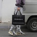 Onfeet Giày Nike Air Jordan 1 Low SE Coconut Milk Black Muslin Best Quality