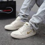 Onfeet Giày Nike Air Jordan 1 Wmns Low Method ‘Brown’ Best Quality