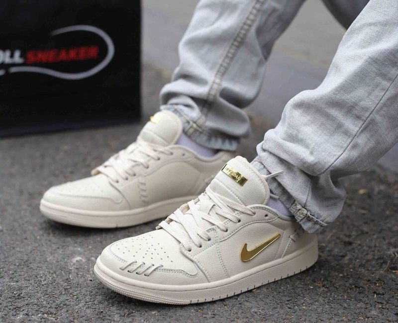 Onfeet Giày Nike Air Jordan 1 Wmns Low Method ‘Brown’ Best Quality