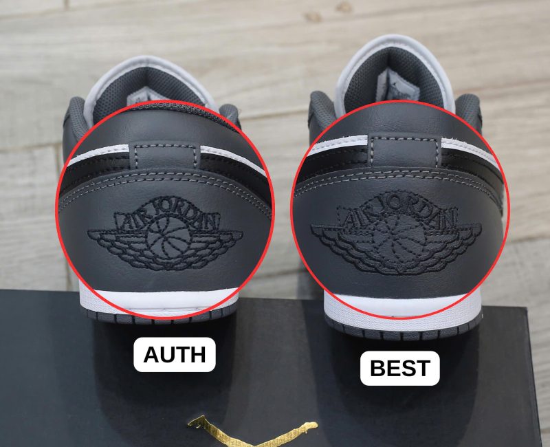 So sánh Giày Nike Air Jordan 1 Low Iron Grey