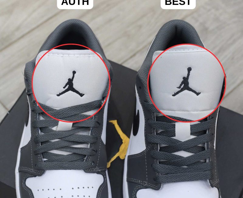 So sánh Giày Nike Air Jordan 1 Low Iron Grey