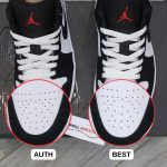 So sánh Jordan 1 Low SE White Fire Red Black Matte Silver