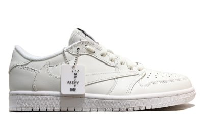 Giày Air Jordan 1 Low x Travis Scott White Party Like Auth