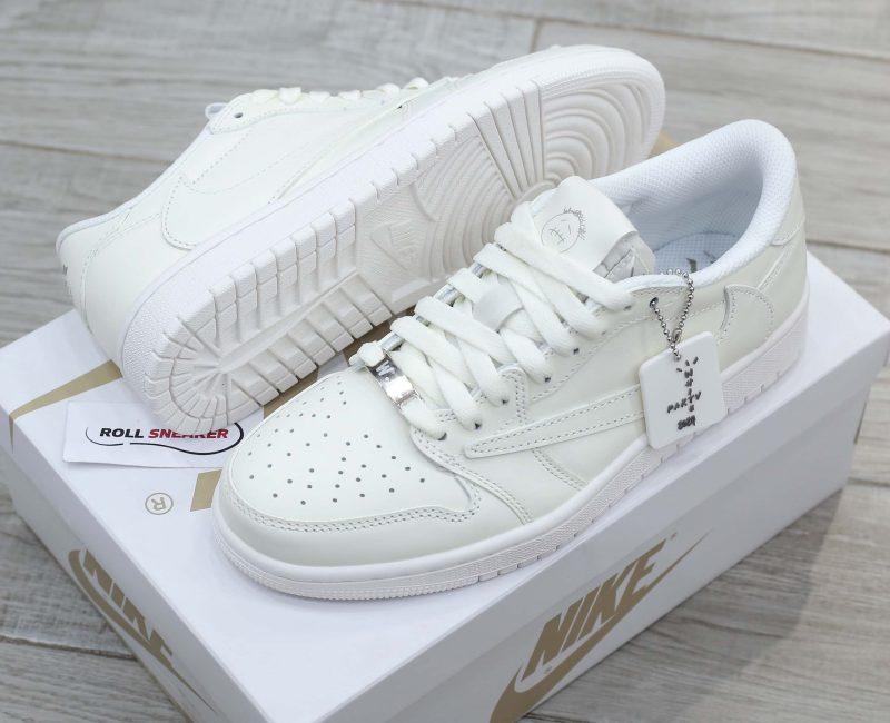 Giày Air Jordan 1 Low x Travis Scott White Party Best Quality