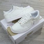 Giày Air Jordan 1 Low x Travis Scott White Party Like Auth