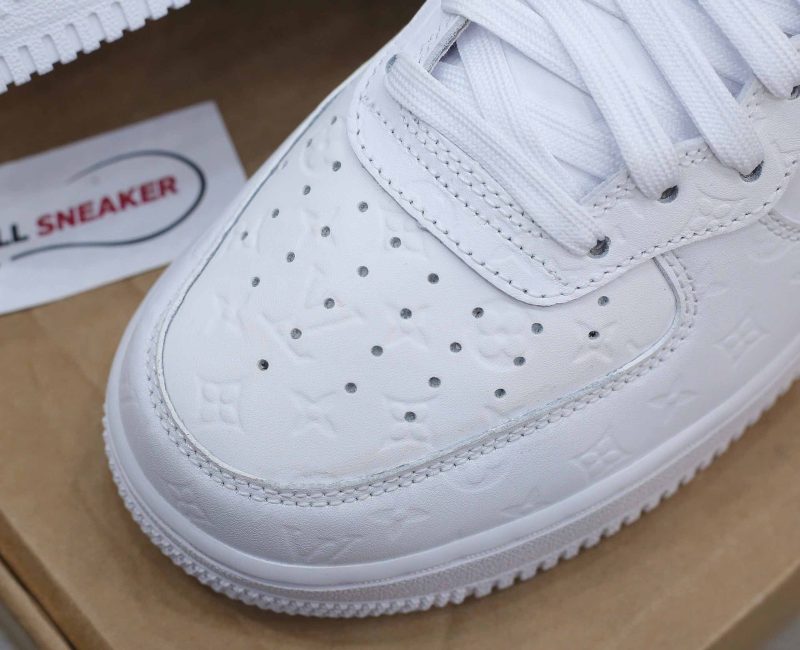 Giày Louis Vuitton x Nike Air Force 1 Mid By Virgil Abloh 'White' Best Quality