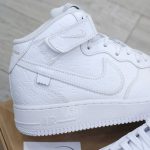 Giày Louis Vuitton x Nike Air Force 1 Mid By Virgil Abloh 'White' Best Quality