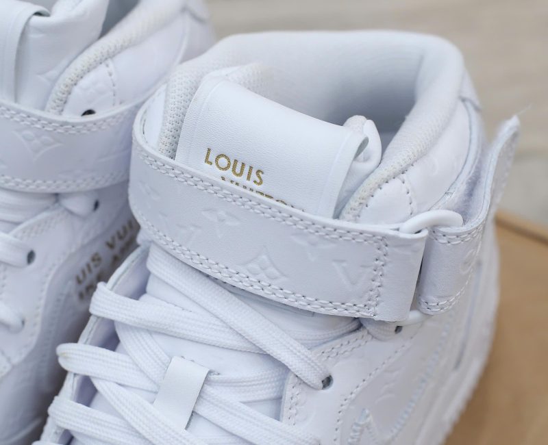 Giày Louis Vuitton x Nike Air Force 1 Mid By Virgil Abloh 'White' Best Quality