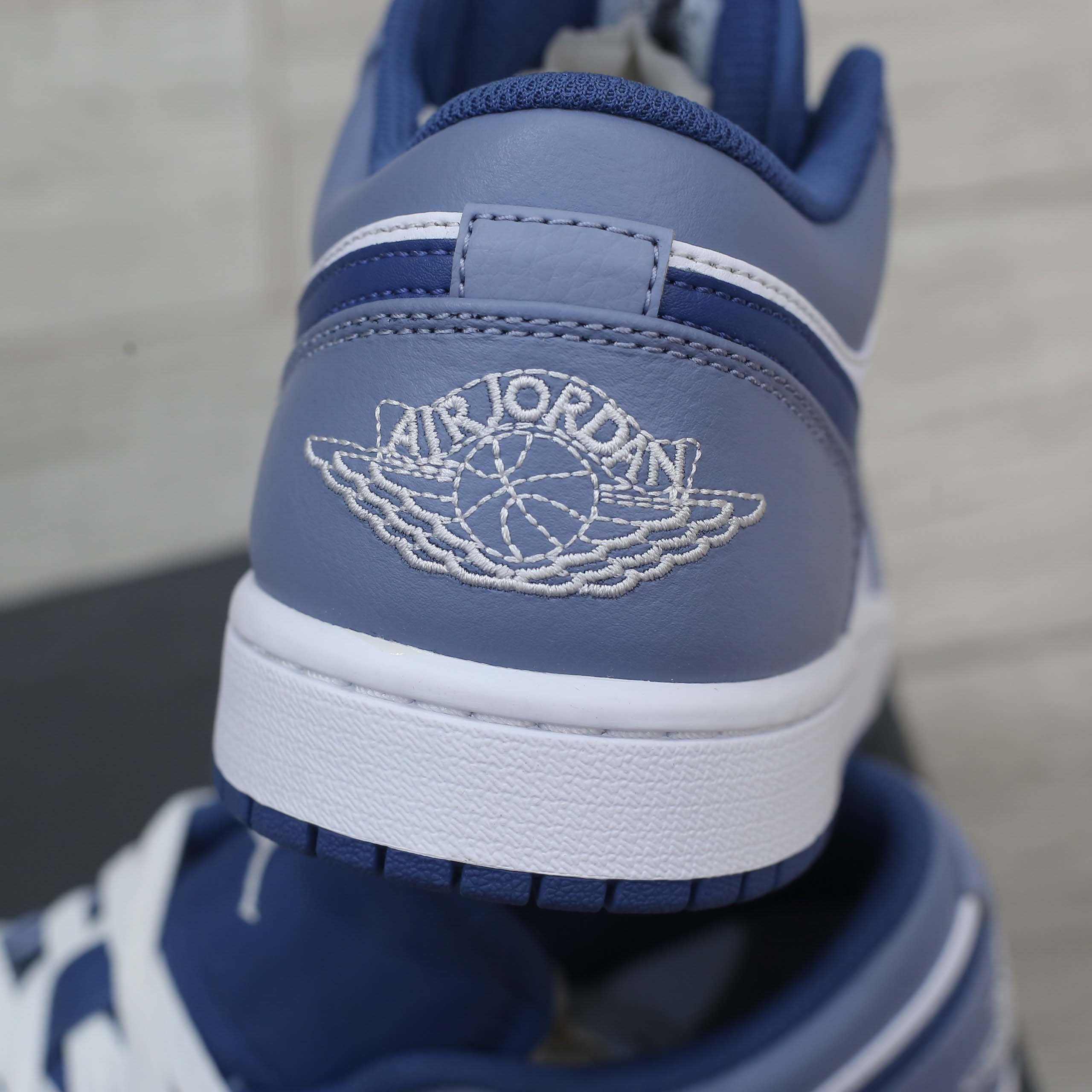 Giày Nike Air Jordan 1 Low Ashen Slate Real