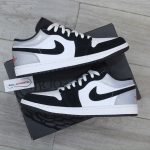 Giày Nike Air Jordan 1 Low SE White Fire Red Black Matte Silver Real