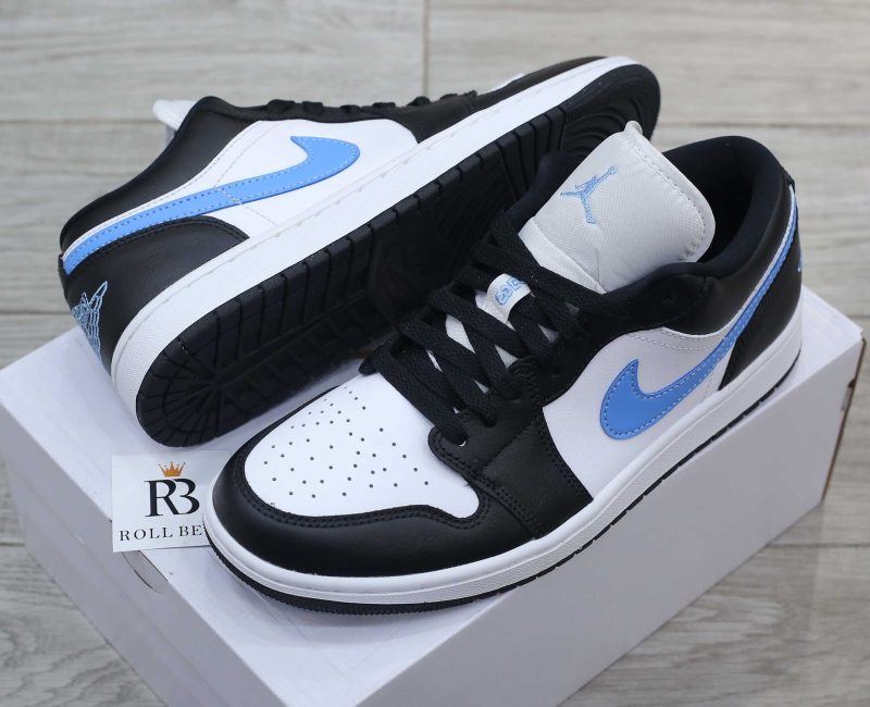 Giày Nike Wmns Air Jordan 1 Low ‘Black University Blue’ Best Quality