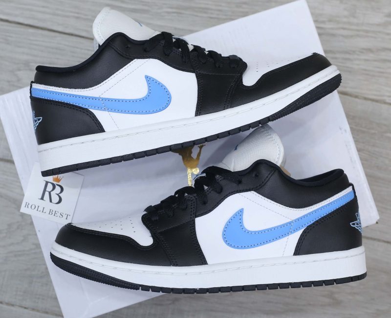 Giày Nike Wmns Air Jordan 1 Low ‘Black University Blue’ Best Quality