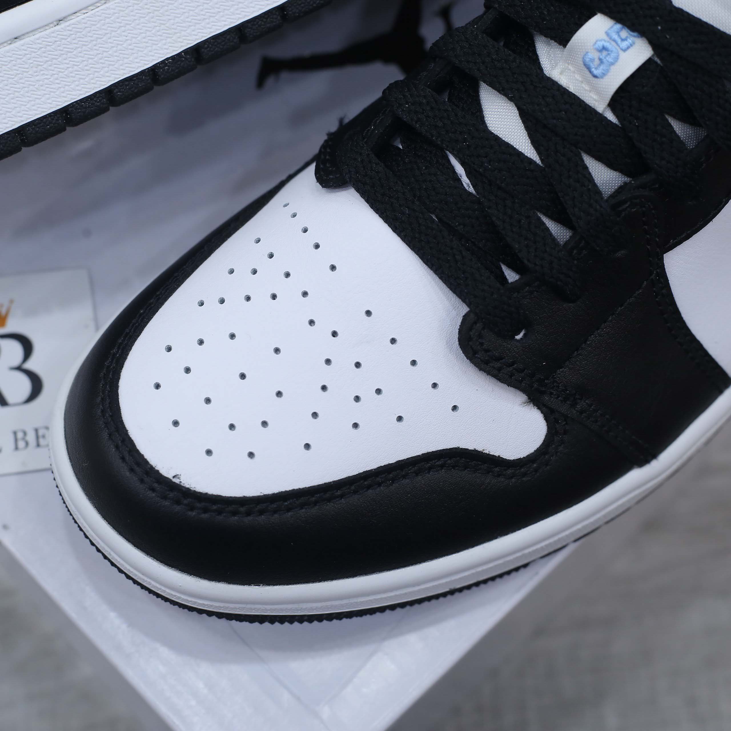 Giày Nike Wmns Air Jordan 1 Low ‘Black University Blue’ Best Quality