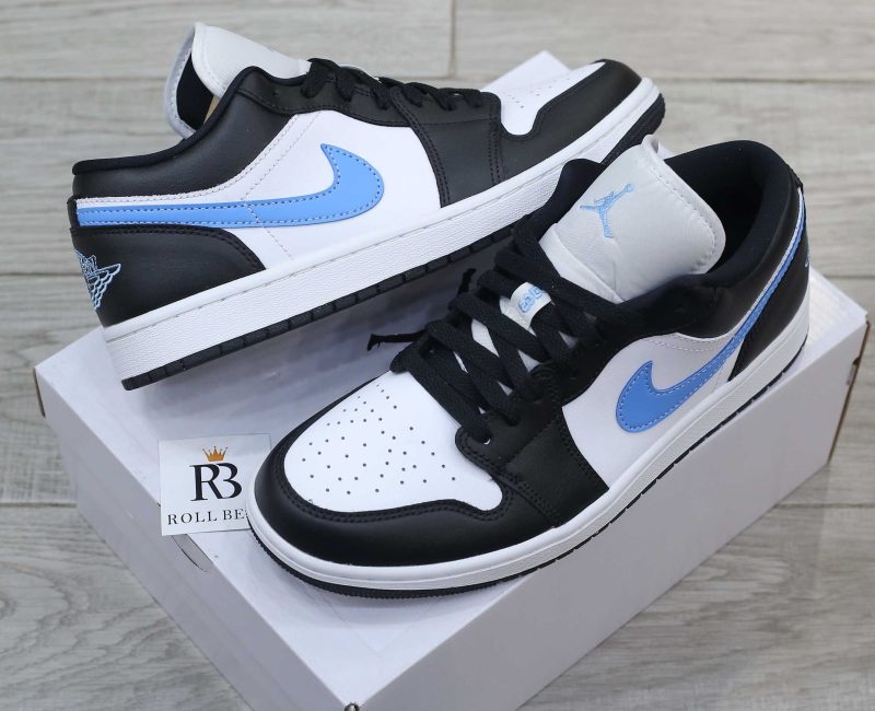 Giày Nike Wmns Air Jordan 1 Low ‘Black University Blue’ Best Quality