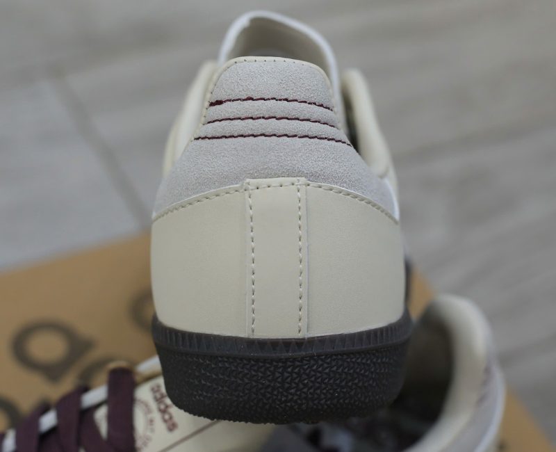 Giày Adidas Samba OG ‘Wonder White Maroon’ Chuẩn 95% Auth