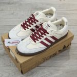 Giày Adidas Samba OG ‘Wonder White Maroon’ Chuẩn 99% Auth