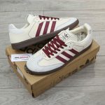 Giày Adidas Samba OG ‘Wonder White Maroon’ Chuẩn 99% Auth