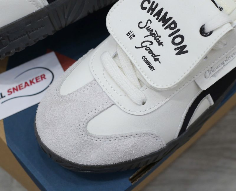 Giày Champion Essentials Champ T-Trainer Cream Black Chuẩn 95% Auth