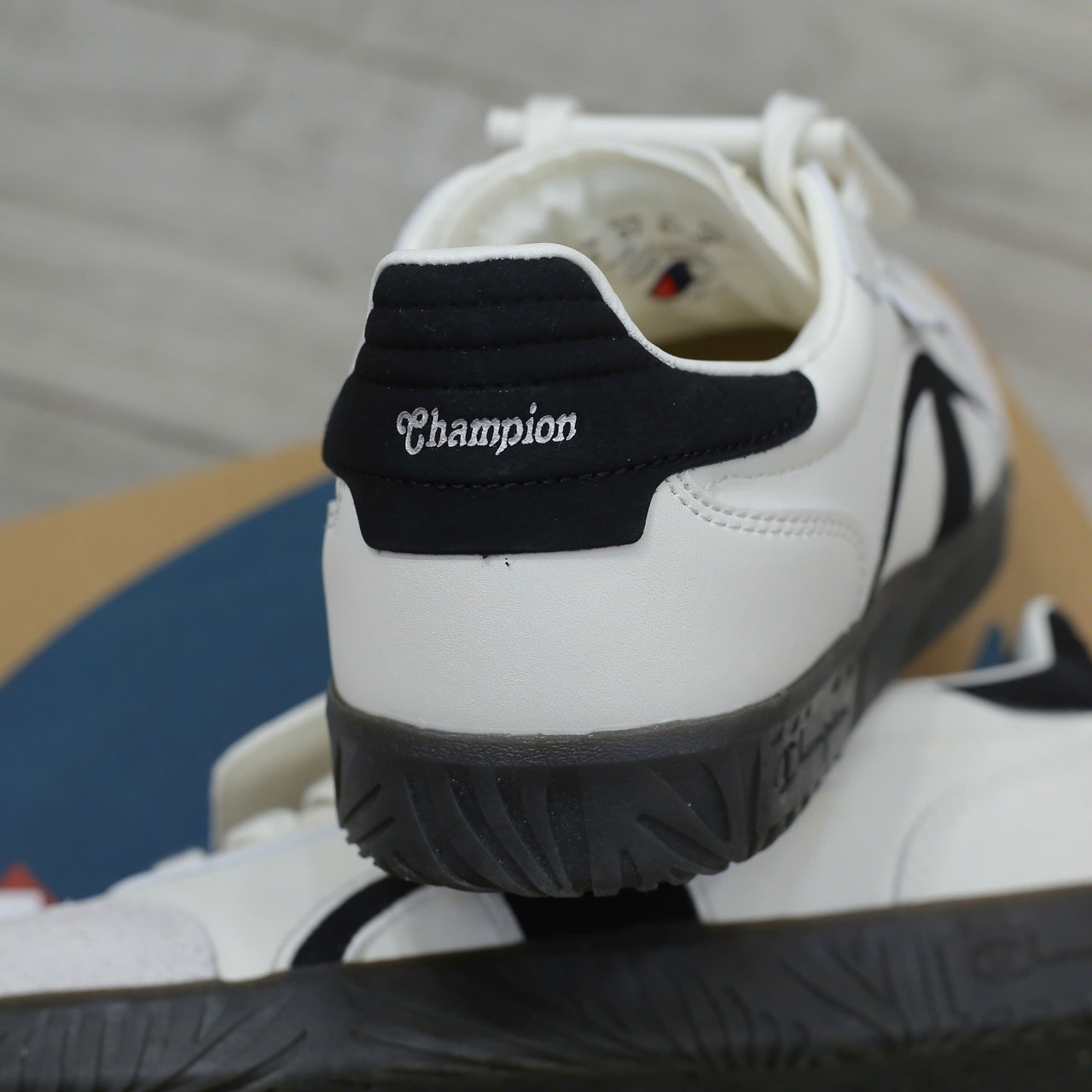 Giày Champion Essentials Champ T-Trainer Cream Black Chuẩn 95% Auth